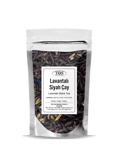 Tos The Organic Spices Lavantalı Siyah Çay 100 G
