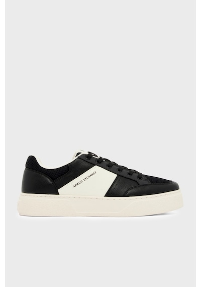 Armani Exchange Erkek Ayakkabı Xm002627 Af22831 Mc024 Ekru-siyah Ekru-siyah