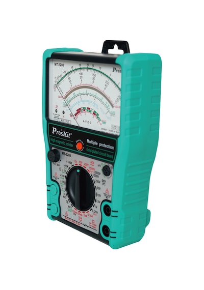 Ten, Proskit Mt-2208 Korumalı Analog Multimetre Profesyonel İbreli Ölçü Aleti