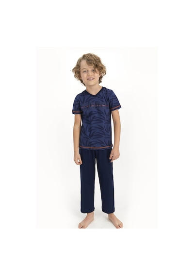 Arnetta Lost In Paradise Koyu İndigo Genç Erkek Kısa Kol Pijama Takımı 5274-26520 K. İndigo Arnetta Lost In Paradise Koyu İndigo Genç Erkek Kısa Kol Pijama Takımı 5274-26520 K. İndigo