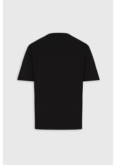 Ac&Co / Altınyıldız Classics Erkek Koyu Sıyah Long Fit Dar Kesim Bisiklet Yaka Baskılı Tişört Siyah Ac&Co / Altınyıldız Classics Erkek Koyu Sıyah Long Fit Dar Kesim Bisiklet Yaka Baskılı Tişört Siyah