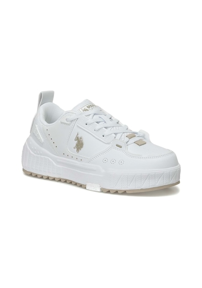 U.s. Polo Assn Dance Sneaker Unisex Spor Ayakkabı Beyaz Beyaz-bej