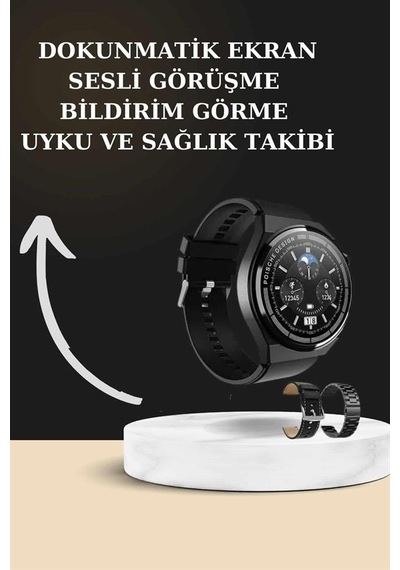 Tws Bluetooth Kulaklık Ve Akıllı Saat Uyku Takibi Nabız Ölçer Uzun Pil Ömrü - 1200