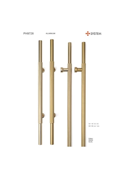 System Çekme Kol Gold Renk 300mm Ph9726 0300 Gl-gl