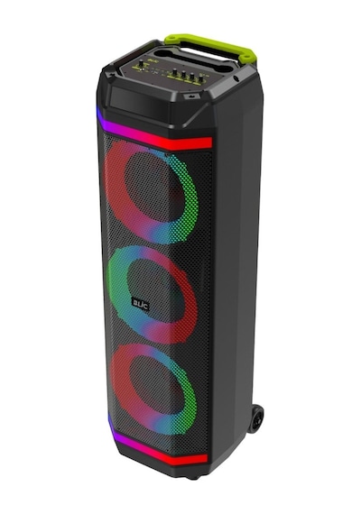 Blıc Bls-58 40w Karaoke Hoparlör Kablosuz Mikrofonlu Bluetooth 5.4 Taşınabilir Ses Sistemi Rgb Led Uzaktan Kumandalı