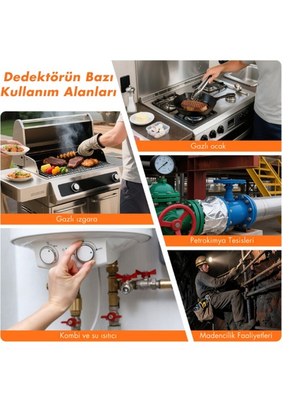 Loyka Gaz-40 Profesyonel Yanıcı Gaz Kaçak Dedektörü Japon Figaro Sensörlü
