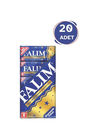 Falım Damla Sakızlı Paket 20'li 5 x 35 G