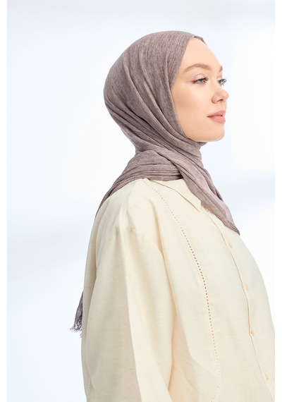 Armanda Organic Touch Ketens Viskoz Şal- 3601 Koyu Leylak
