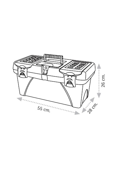 Super Bag Asr-2048 22 İnç Takım Çantası - Plastik Kilitli