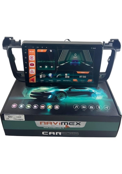 Peugeot 508 2011-2018 Navimex 8-128 Fanlı Profesyonel Oem Multimedia
