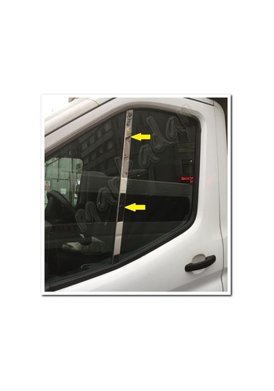 Db Chrome Ford Transit Kelebek Cam Direği 2014 Sonrası 2 Parça  P.