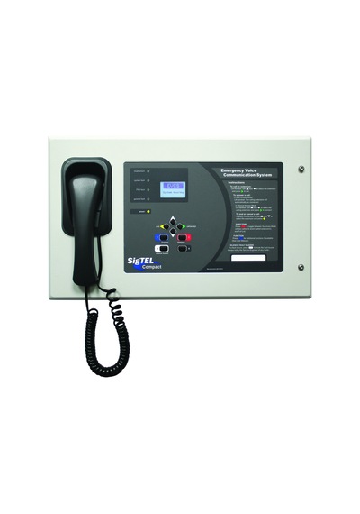C-TEC SigTEL Compact1-64 ECU-8 İtfaiyeci Telefon Sistemi Ana Kontrolör 8 Hat Bağlanabilir