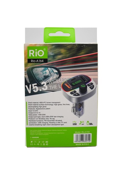 Pd 25w Qc3.0 Fm Transmitter Çok Fonksiyonlu Araç Şarj Cihazı