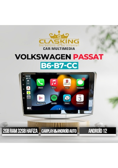 Volkswagen Passat B6-b7-cc 2 Gb Ram 32 Gb Hafıza Androıd Multime