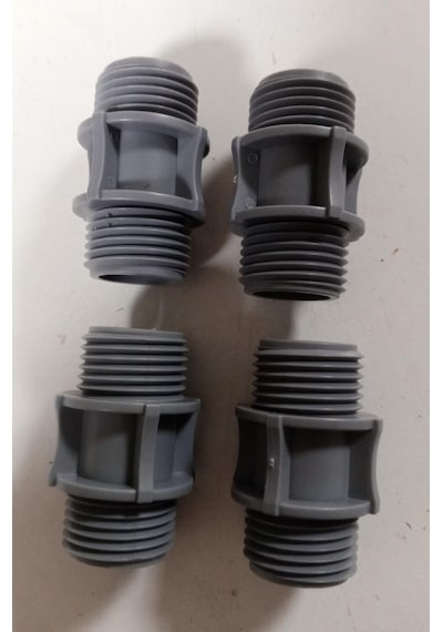 Plastik Dişli Bağlantı Aparatı Rekor 1/2 X 1/2 - 4 Adet