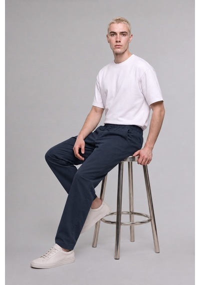 Defacto Ultra Yumuşak Baggy Fit Pile Detaylı Basic Pantolon H3865ax26aunv146 Lacivert-nv146
