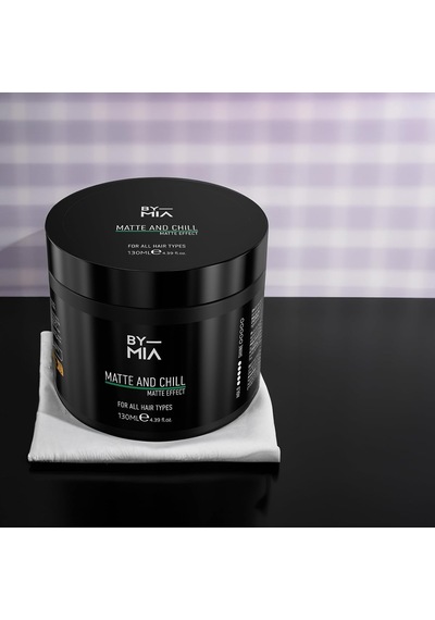 Matte And Chill Ultra Doğal Mat Görünüm Süper Yüksek Tutuş Erkekler Ve Kadınlar İçin Saç Vaksı 130 Ml