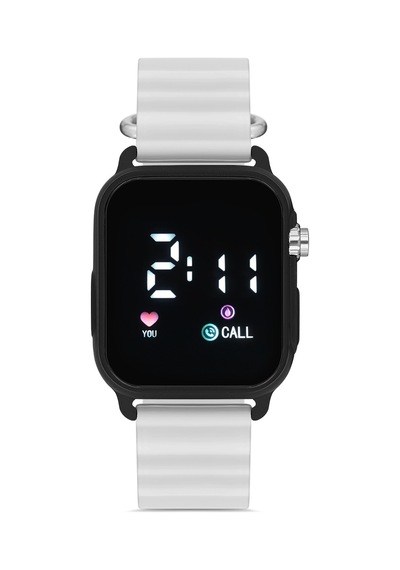 Aqua Di Polo 1987 Unisex Siyah Silikon Dijital Led Kol Saati Apwr033305