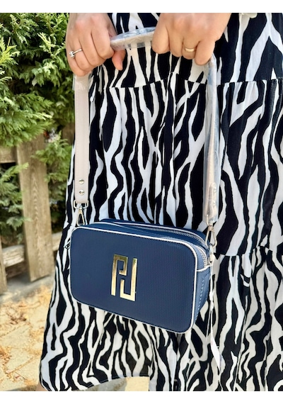 Just Polo Kadın Lacivert Taş Omuz Çantası 6016mh Lacivert - Taş