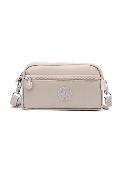 Smart Bags Smartbags Mini Boy Krinkıl Kumaş Kadın Çapraz Çanta 2022-1112 Bej Bej