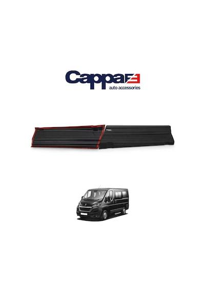Cappafe Peugeot Boxer Kapı Eşiği Koruma Abs Mat Siyah 2 Parça N11.10352