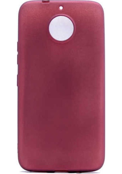 Lenovo Moto G5s Plus Kılıf Zore Premier Silikon Kapak Mürdüm