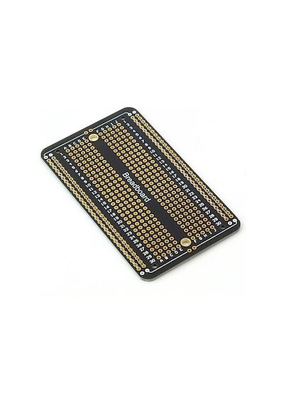 5.2x17.2 Cm Siyah Breadboard Tip Çift Taraflı Delikli Pertinaks