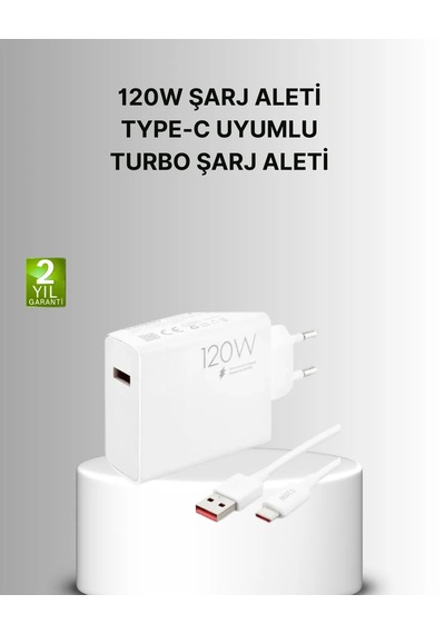 120w Mi Turbo Akıllı Tanıma Çipli Hızlı Şarj Cihazı Taşınabilir Ve Dayanıklı Diğer