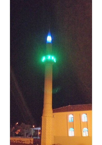 minare floresan kandil lambası polikarbon tüp led floresan kandil
