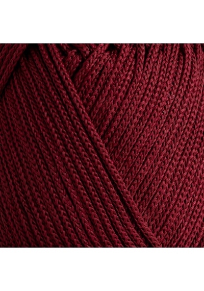 Stil Makrome 3 Mm 100 Gr 100 M Polyester Makrome Parlak Örgü Ve Çanta İpi - Şarap Bordosu