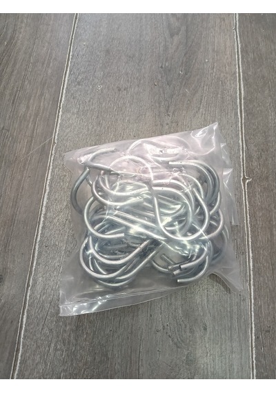 Kaplamalı Demir S Kanca 4,5cm 100 Adet