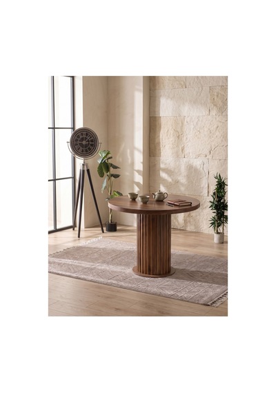 Aura Yuvarlak Bohem 90x90 Mdf Masa Masa Fiyatıdır Barok/barok Barok/barok