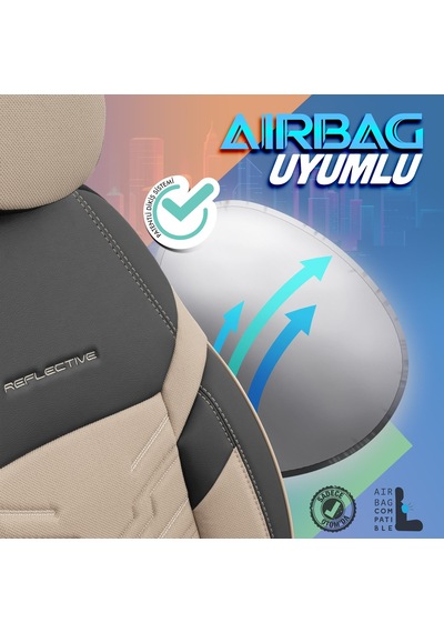 Otom Reflective Design Premium Stitch Tech Oto Koltuk Kılıfı 553158659