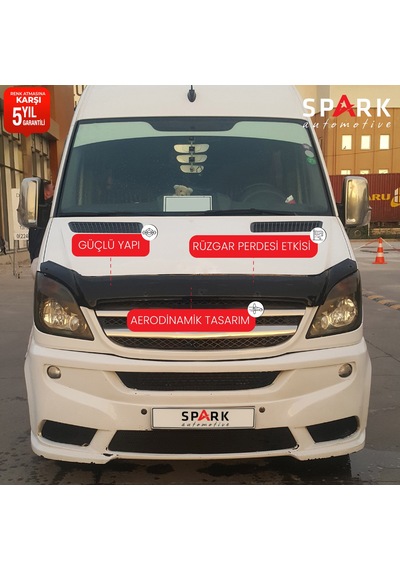 Mercedes Sprinter 2006-2012 Yıl Aralığı Uyumlu Kaput Rüzgarlığı 3mm