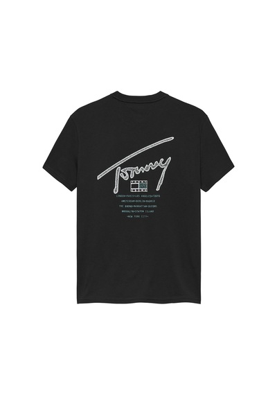 Tommy Jeans Erkek Tişört-dm0dm22320 Siyah