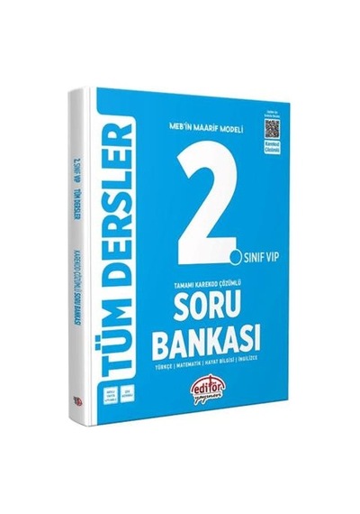 2. Sınıf Tüm Dersler Soru Bankası Vip Mavi 2026