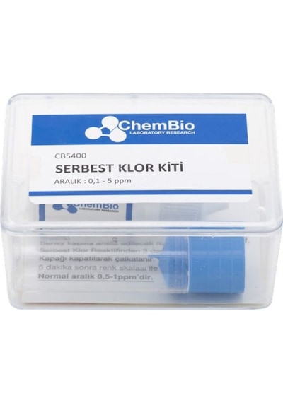 Chembio Serbest Klor Test Ölçüm Kiti N11.33188