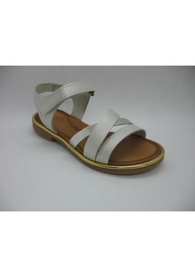 Piarmoni 01319 Deri Ortopedik Gümüş Sandalet 26-30 Gümüş