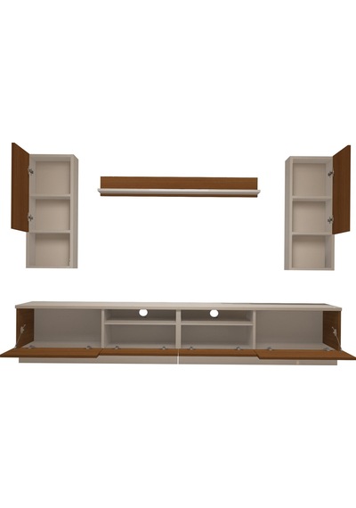 Decoraktiv Trendstyle 5220das Mdf Tv Ünitesi Tv Sehpası Beyaz - Ceviz