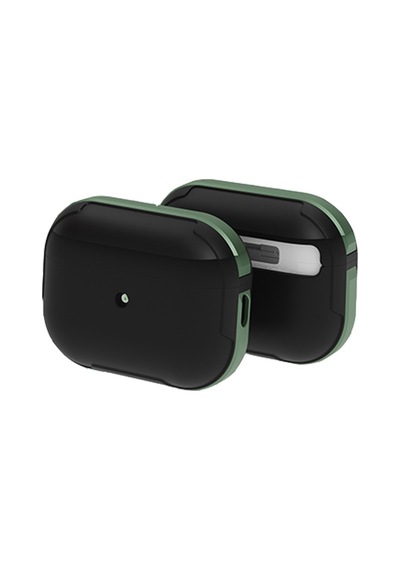 Movenchy Apple   Uyumlu  Airpods Pro 2 2.nesil Mo-a8 Armor Kılıf - Koyu Yeşil