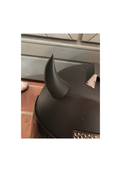 Szdesing Kask Üstü Boynuz Şeytan Boynuzu Kask Motorsiklet Aksesuarı Diğer