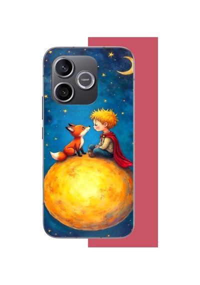 Honor 600 Uyumlu Küçük Prens5 Baskılı Silikon Kılıf Renkli
