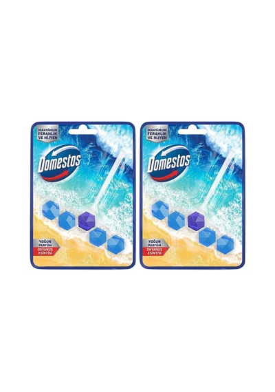 Wc Blok 5'li Güç Tuvalet Bloğu Okyanus Ferahlığı Maksimum Hijyen 50 G 2li Paket