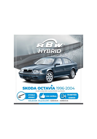 RBW Hybrid Skoda Octavia 1996 - 2004 Ön Silecek Takımı
