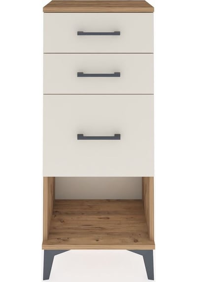 Arges Komodin 3 Çekmeceli 44x30x106 Çam-aytaşı Çam