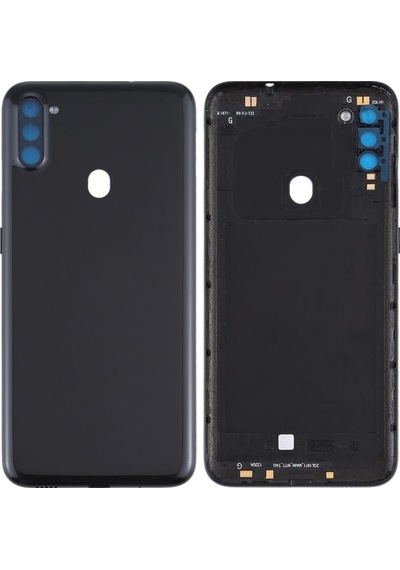 Samsung Uyumlu Galaxy A11  Arka Pil Batarya Kapağı Sm-a115f - Siyah