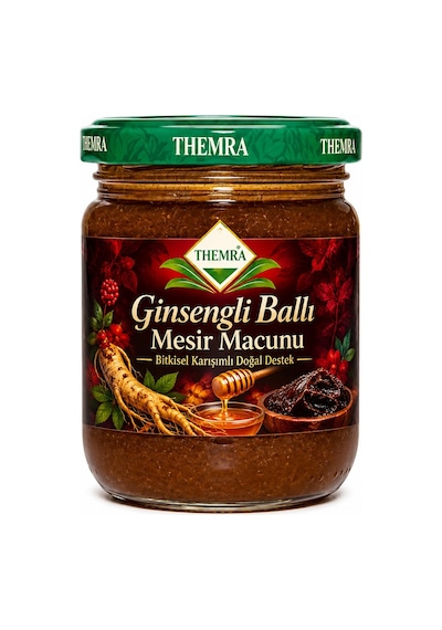 Propolis Bal Ginsengli Bitkisel Karışımlı Mesir Atom Macun 240 Gr