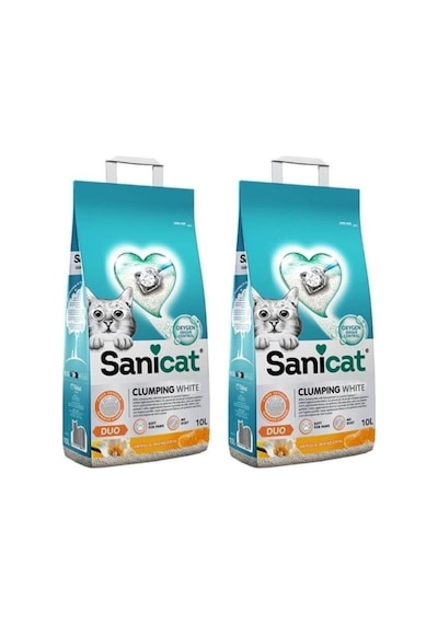 Tozsuz Vanilyalı Mandalina Aromalı Doğal Kedi Kumu 10 Lt X 2 Adet