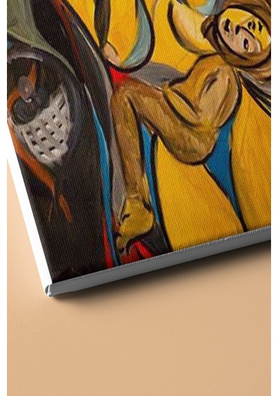 Webstyle Sayılarla Boyama Seti Kasnaklı Kadın Ve Çocuk 40 X 50 Cm