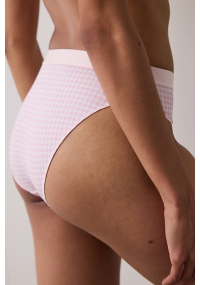 Penti Printed Slip Pembe Külot